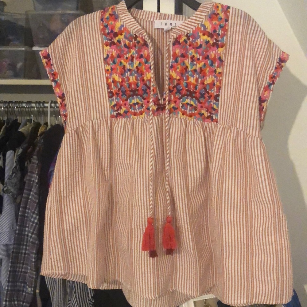 Multi o color THML top